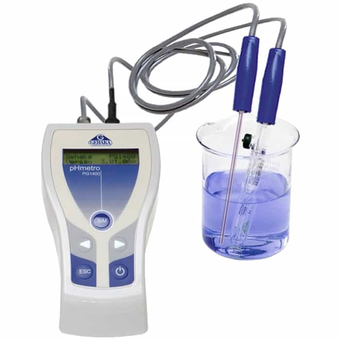 Medidor portátil de pH para agua de consumo humano